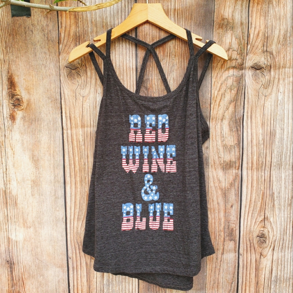 Patriotic Wine Tank Top